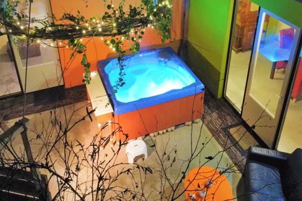 Vakantiehuis Met Jacuzzi 4 Personen Гітгорн Екстер'єр фото